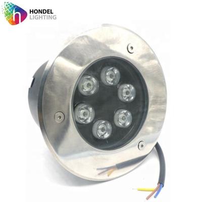 China High Power Underground LANDSCAPE Hondel 3W Round LED Inground Garden Light for sale