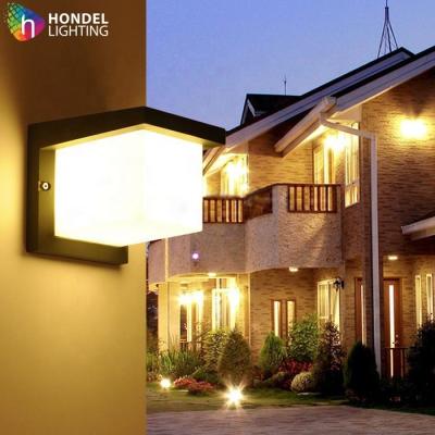 China Outdoor Wall Building 10W Modern Design LED Wall Light LED Wall Lamp Tempered Glass Stainless Steel for sale