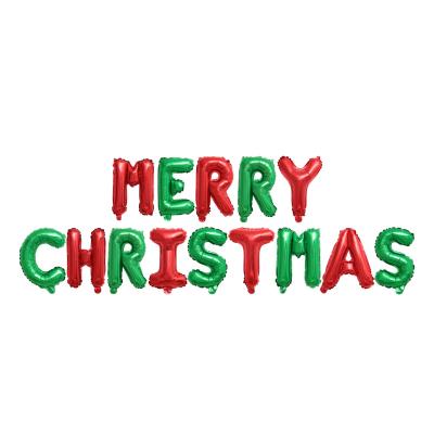 China Hot Selling Morden Alphabet 16inch Letter Set Foil Balloon Merry Christmas Set For Party Decoration MERRY CHRISTMAS Foil Balloon for sale