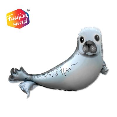 China Inflatable Animal Foil Helium Balloon Party Decoration Morden Seal Animal Seal Balloon for sale