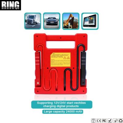 China Car Power Pack Jump Starter , 12V / 24V LED battery powered jump starter for sale