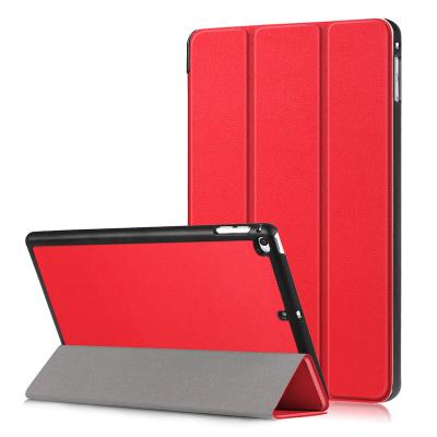 China Ultra Thin Triple Leather Tablet Cover Case Cover For iPad Mini 4 5 for sale