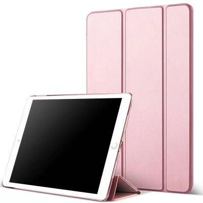 China Ultra Thin Triple Soft TPU Stand Cover Ultra Thin Soft Smart Case For iPad mini 4 5 for sale