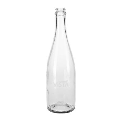 China HOT Beverage SALE CLEAR CHAMPAGNE SPARKLING WINE 750ML GLASS WINE BOTTLE for sale