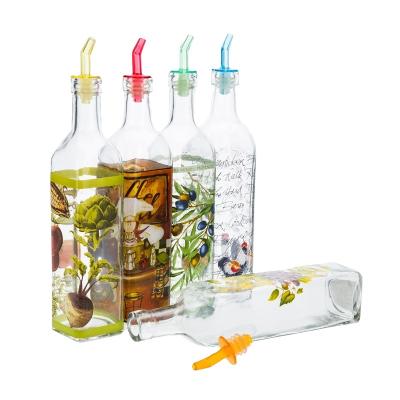 China Food No Drip Glass Bottle Hot Sale Factory Price Kitchen No Drip Oil Glass Bottle Dispenser for sale