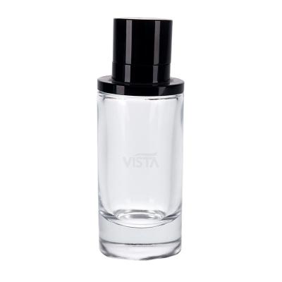 China Wholesale Custom High Quality Cosmetic Perfume 100ml Screw Cap Oil Cosmetic Glass Bottle for sale