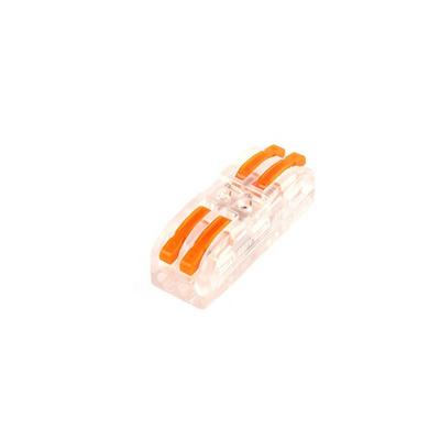 China Power 2 Terminal 2 Into 2 Transparent Quick Connector Lamp Wire Terminal Connector for sale