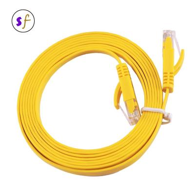 China 0.12*7*8CCA 2m cat6 RJ45 ultra thin LAN cable Ethernet cat6 utp flat cables for sale