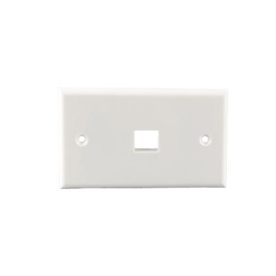 China Networking 70*115mm US Type Face Plate Wall Plate For RJ45 Keystone Jack for sale