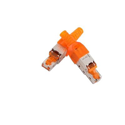 China Networking Cat6A RJ45 FTP Connector Toolless Assembly For Installation Network Cable Tool Free for sale