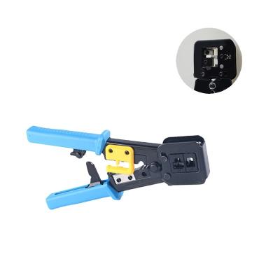 China For RJ45 RJ12 RJ11 rj45 connector network pass through crimp tool for EZ type RJ45 connector for sale