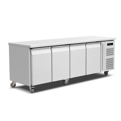 China Single-temperature 850mm Commercial Refrigeration Equipment Undercounter Refrigerator / Four-door Refrigerator Freezer for sale