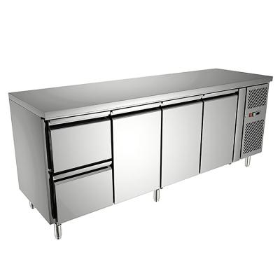 China SUS 304 Stainless Steel Refrigeration Equipment Commercial Refrigerator Under Bench Freezer for sale