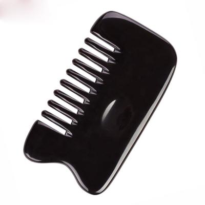 China Body Facial Buffalo Horn Gua Sha Scraping Plates And Back Massage Comb for sale