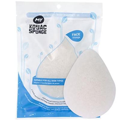 China All natural konjac sponge all natural korean fiber red clay french pure bamboo facial sponge for sale