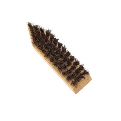 China Hot Sale Natural Custom Logo Coconut Wood Fiber Wood Shoe Brushes for sale