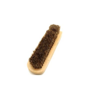 China Bilateral High Quality Natural Bristle Wooden Shoe Brush for sale