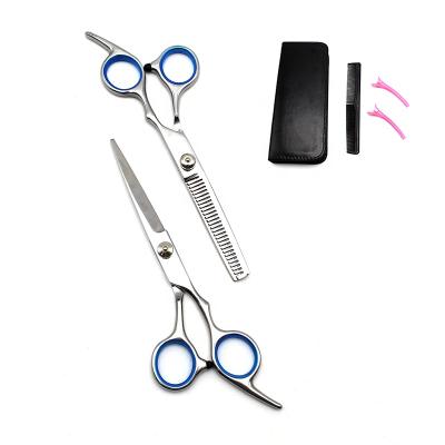 China 6 Inch Stainless Steel Hair Thinning Scissors Professional Cutting Scissor Set for sale