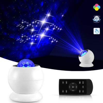 China Remote Control Galaxy Starry Night Light Projector Bedroom Nightclub Led Projection Ocean Ripple Galaxy Starry Night Light Projector for sale