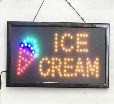 China Stained Glass NAILTALK 24 Hours Open Shop Acrylic Neon Led Sign Hot Dog Ice Cream Cafe Rectangular Custom Logo for sale