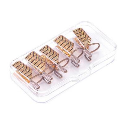 China Nail Salon NAILTALK Shape Manicure Gold Tool Adjustable Reusable Gel Nail Extension Form for sale