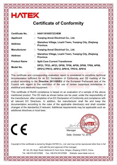 RoHS - Yueqing Annai Electrical Co., Ltd.