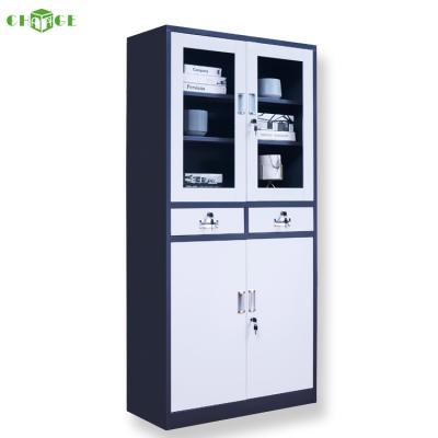 China Luoyang KD Office Furniture Cabinet Metal Foldable Filing Storage Cabinet With Keys for sale