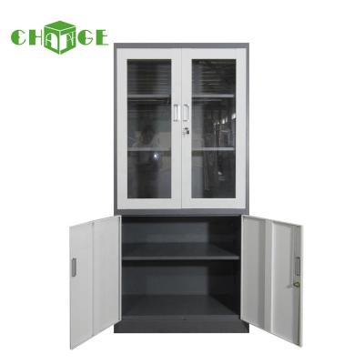 China Malaysia Filing Cabinet Metal Office Furniture Steel Cabinets Glass Aluminum Display Cabinets for sale