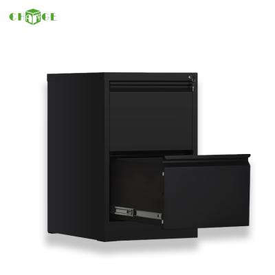 China Foldable Drawer Metal Filing Cabinet 2 Cabinet Flat File Vertical File Cabinet for sale