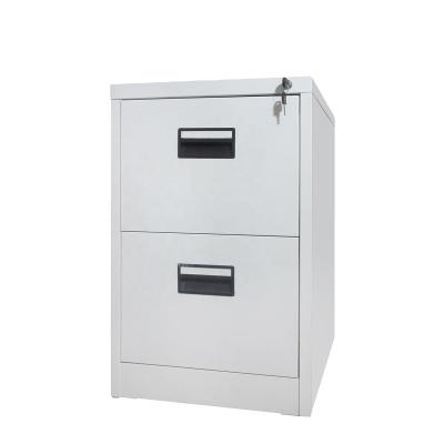 China Morden Office Furniture 2 Drawer Drawer Cabinet Vertical Cold Rolled Storage for sale