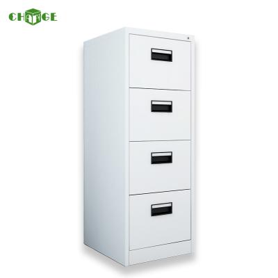 China 4 Drawer Office Filing Cabinet Foldable Storage Folder Steel Drawer Cabinet for sale