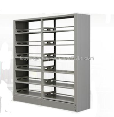 China Library Furniture Narrow Bookcase Stainless Commercial Bookcase for sale