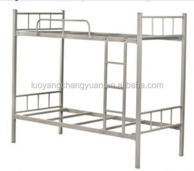 China Dormitory Bed New Design Knock Down Structure Double Deck Metal Bed for sale