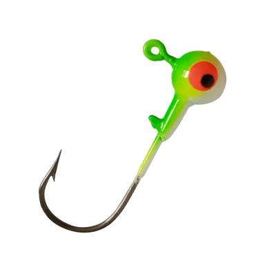 China Bulk Worm Plastic Walleye Red Painted Jig Heads For Swimbaits Jig Head for sale