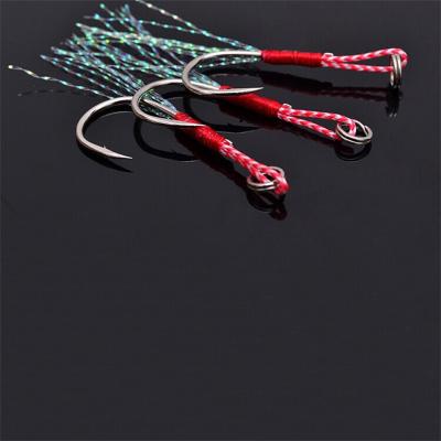 China Shore Baits Slow Pitch Shore Metal Baiting Shore Baits Fishing Lure Hooks Bait Aid Single Hook TGLS-AH03 for sale