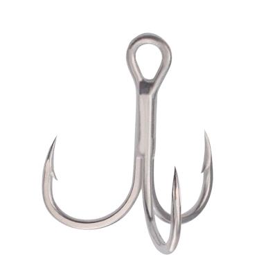 China Long Leg 3X Around Bend Saltwater Treble Hook For Big Small Catfish Trout Treble Hooks ST41 Treble Hooks for sale