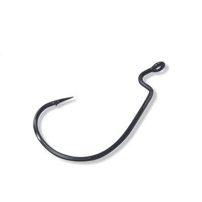 China Offset Soft Plastic Lure Texas Rig Worm Hook B93 Bait Lure Offset Worm Hook for sale