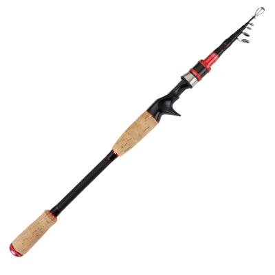 China Taigek Carbon Travel Carbon Seawater Baitcasting Telescopic Spinning Fishing Rod and HuoLang Reel Combo for sale