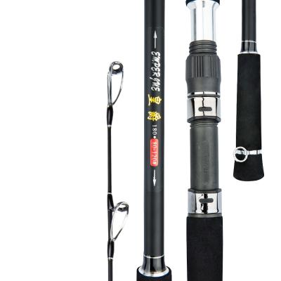 China Carbon 2 Piece Coastal Boat Fishing Saltwater Casting Spinning Building Rods for sale