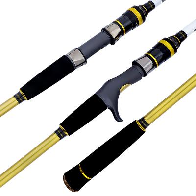 China Carbon Deep Sea 2 Piece Coastal Boat Fishing Saltwater Casting Spinning Rods for sale