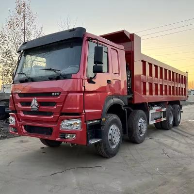 China Automatischer 8x4 371 PS Sinotruk Howo Mine Sand Dump Tipper Truck 40 Tonnen 60 Tonnen In Afrika zu verkaufen