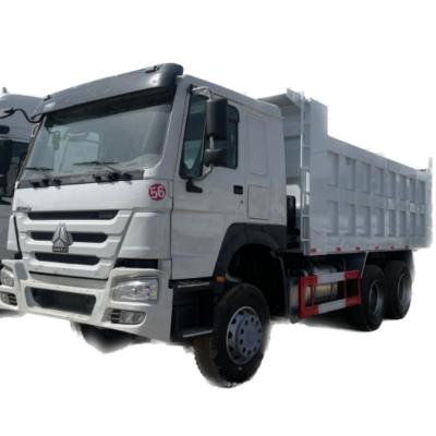 China Sinotruk Howo Volquetes 6x4 30 toneladas 10 carretillas camión con volante 375 camión de descarga camión usado cabina baja en venta