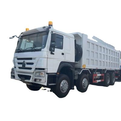 China Second Hand 6x4 8x4 Howo 12 Wheeler Dump Truck 375 Tipper Truck For Highway Transportation for sale