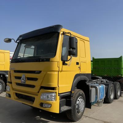 China 351-450hp Howo Sinotruk Tractor Truck 8L 6x4 10 Tires With Automatic Air Conditioner for sale