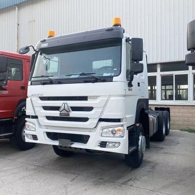 China EURO2 Gebruikte Sinotruck Howo 6x4 Tractor Truck Head met handmatige airconditioning Te koop