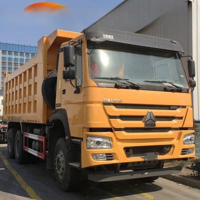 China 375hp motor diésel camión de diez ruedas usado 6x4 10 ruedas volquete SINOTRUCK Howo en venta