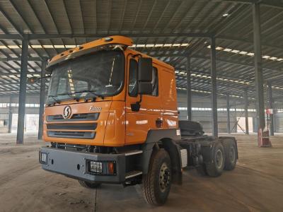 Chine Je conduis à gauche avec 10 pneus Shacman Tracteur de camion avec une citerne en aluminium de 400 litres à vendre