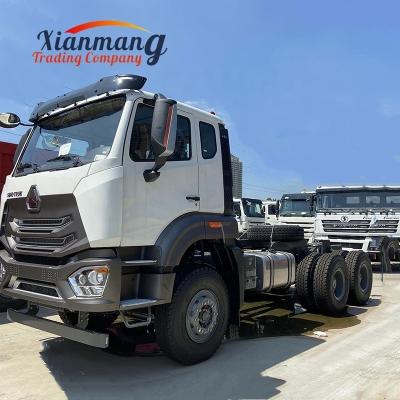 China Sino Truck Howo NX 380 6x4 10 Wheels Tractor Trucks 400 Horse Power Left Hand Driving Heady Duty Logistics Transport for sale