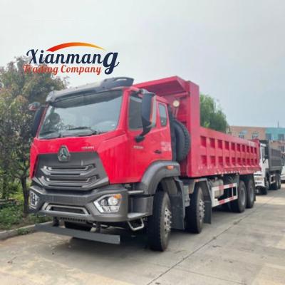 China 20 Cbm SINOTRUCK HOWO NX 8x4 Dump Truck 50 Ton With Tarpaulin Hohan High Capacity Aluminium Alloy for sale