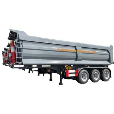 China Used And New Rear Tipper Trailer 50 Tons Dump Truck Semi Trailer For Sale In Kenya for sale